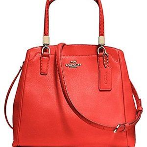Coach Vintage (Crossbody Minetta F34663) Red Leather Satchel